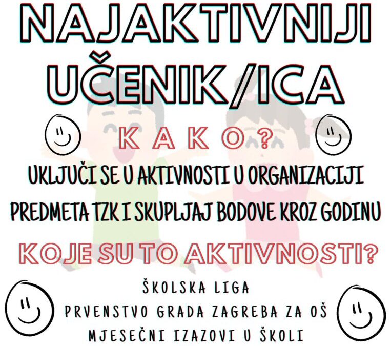 Kako postati najaktivniji učenik/ca?