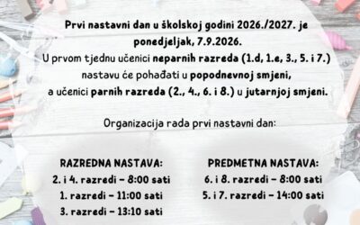 Povratak u školske klupe